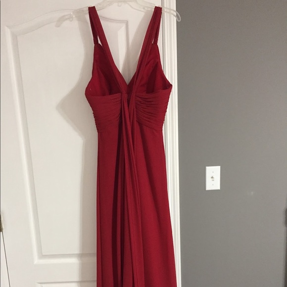 Red bridesmaid or prom dress. Brand B2 size 10. - Picture 5 of 5